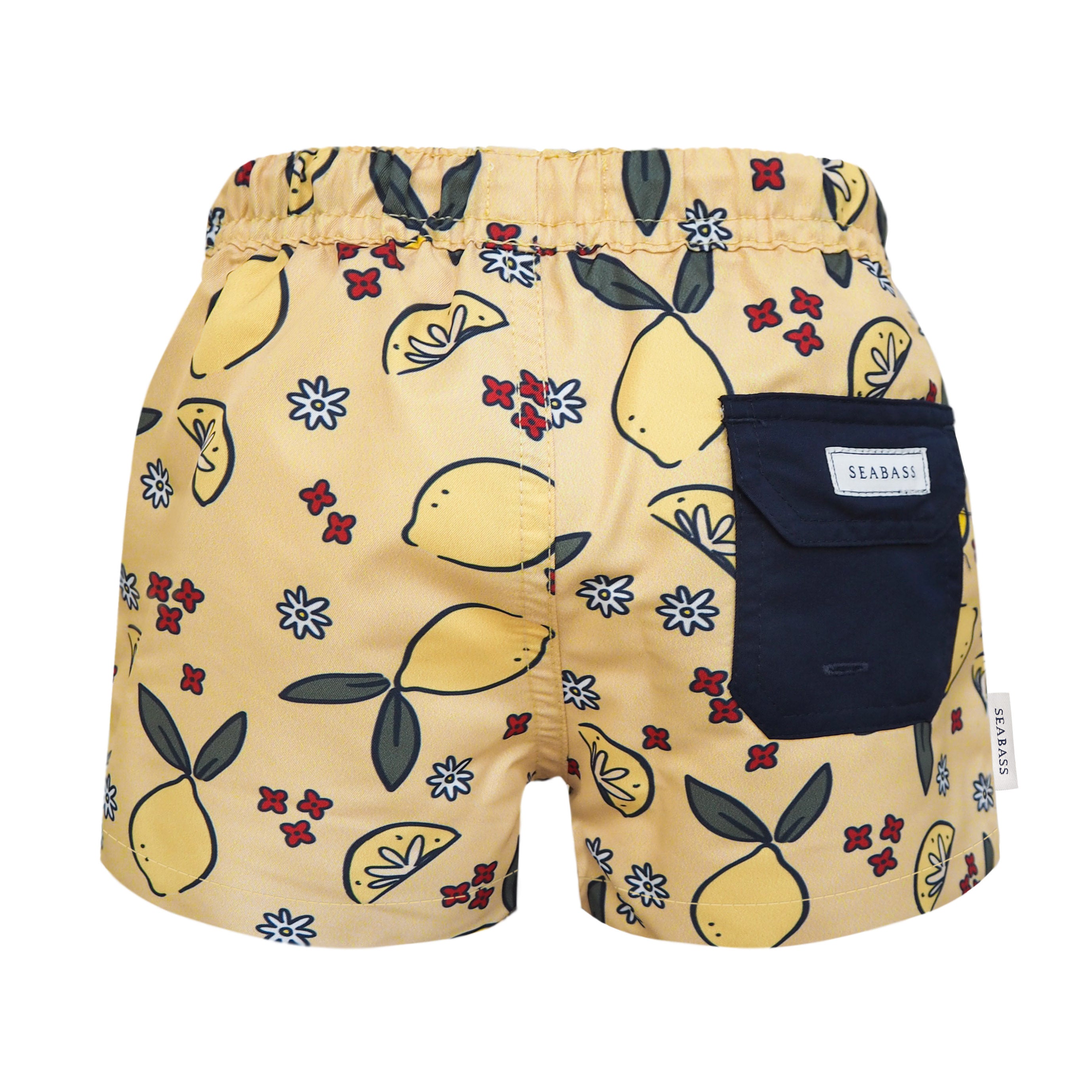 UV Swim Set - Short Amalfi and Polo Lemon