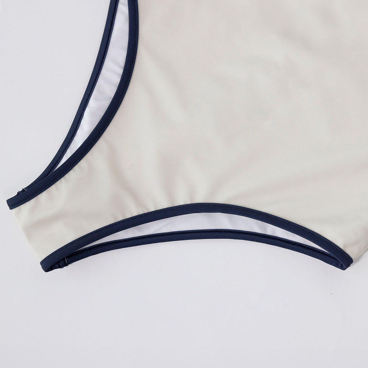 Women UV Swimsuit Sailor Nice - white navy