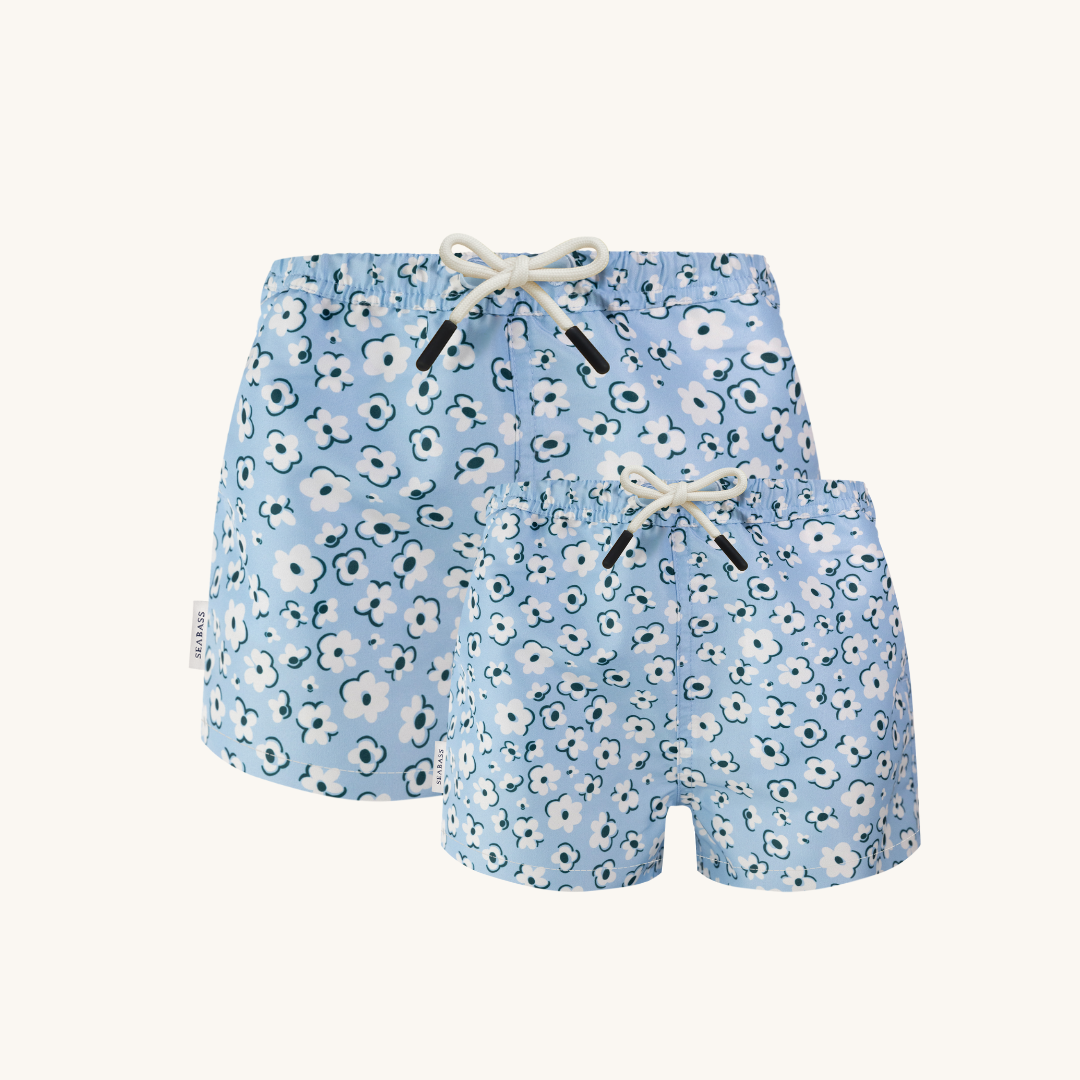 Set of Father and Son UV Swim Shorts - Palma