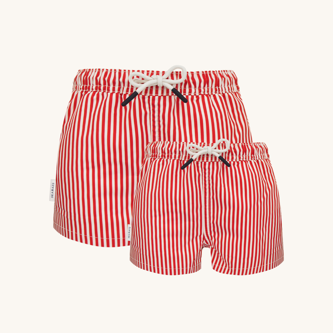 Set of Father and Son UV Swim Shorts - Venice